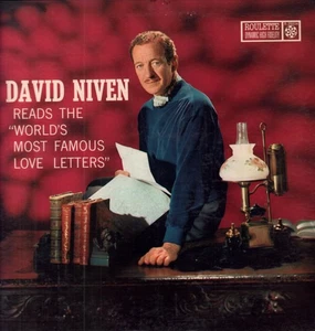 David Niven Reads the World's Most Famous Love Letters LP vinyl USA - Picture 1 of 3