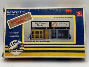 K-Lineville O Scale Buchladen und Waschsalon Bausatz #K-4101 Neu - Bild 1 von 9
