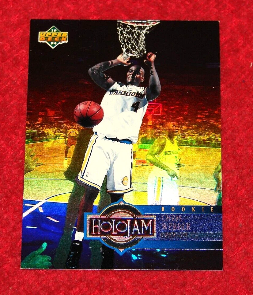 CHRIS WEBBER WARRIORS 1993-94 UPPER DECK HOLOJAMS #H28 (K1) - Image 1 of 1