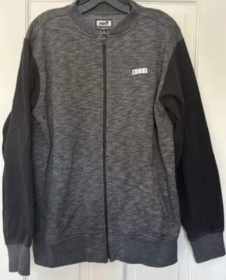 Neff Sudadera con Cremallera Chaqueta Para Hombre Pequeña Sudadera con Capucha Foto 1 de 4
