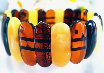 Modisch Bernstein Armband Echter Baltischen Bernstein - Bild 1 von 3