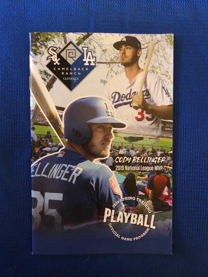 2020 Los Angeles Dodgers Playbill  Spring Training Cody Bellinger  - Image 1 of 1