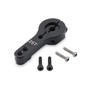 10x 25T M3 Aluminio RC Servo Brazo Bocina CNC para Savox Power Negro - Imagen 1 de 1