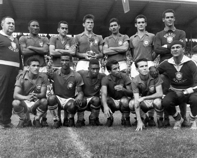 Brazil - 2002 World Cup Champions, 8x10 Team Photo