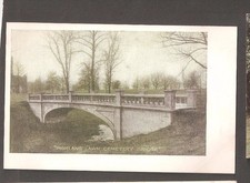 Antigo Cartão Postal Highland Gramado Cemitério Ponte Terre Haute Ind Indiana unificados Bac