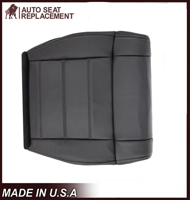 Cubierta de asiento negra de cuero genuino inferior del lado del conductor para Jeep Wrangler 2008-2012 Foto 1 de 4