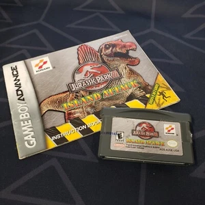 Jurassic Park III: Island Attack w/ MANUAL (Nintendo Game Boy Advance) gba game - Picture 1 of 2
