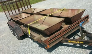 2 Large Trough HUGE 7'+ Lancaster PA Stockyards Vintage Planters Antique Troughs - Picture 1 of 8