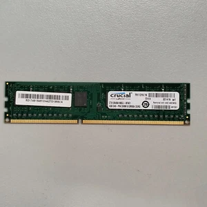 Crucial 4GB DDR3 RAM PC3-14900 1866MHz non-ECC Unbuffered CT51264BA186DJ-8FAE1 - Picture 1 of 4