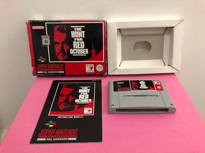 The Hunt for Red November - UKV - SNES Super Nintendo - Boxed with Manual - PAL - Image 1 of 4