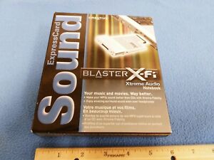 Creative Sound Blaster X-Fi Express Sound Card Notebook MODEL SB0710EF -  SEALED