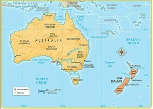 2021 AUSTRALIA & NEW ZEALAND for Garmin Maps SD - Picture 1 of 2