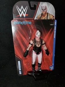 REY MYSTERIO 5" Superestrellas Flexible WWE Lucha Libre Figura Retro Bendy Serie 1 - Imagen 1 de 2