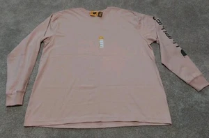 New! Carhartt Men's Size Large Loose Fit Heavyweight Long Sleeve Graphic Tshirt - Picture 1 of 5