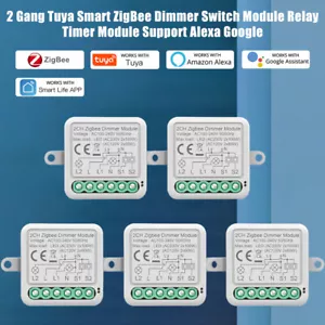 1/2 Gang Tuya Smart ZigBee Dimmer Switch Module Dimmable Light Switch IP20 - Picture 1 of 26