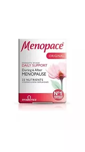 Vitabiotics Menopace Original Menopause Hormonal Vitamins 30 Tabs FREE DELIVERY - Picture 1 of 1