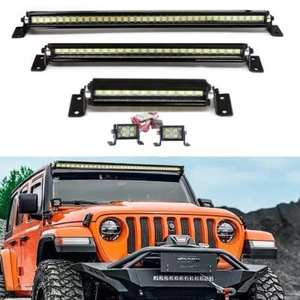 Lámpara de techo de coche de radiocontrol 24 36 barra de luz LED para rastreador de radiocontrol 1/10 axial SCX10 90046/47 - Imagen 1 de 16
