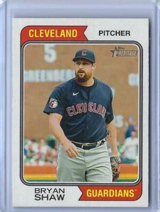 2023 Topps Heritage BRYAN SHAW stampa corta #433 E481 - Foto 1 di 2
