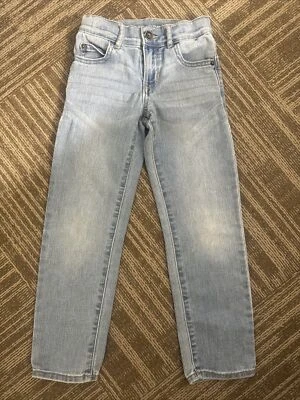 The Childrens Place Streigh Jeans Boy's 6 Slim 6S Toddler Denim Adjustable Waist - Image 1 of 4