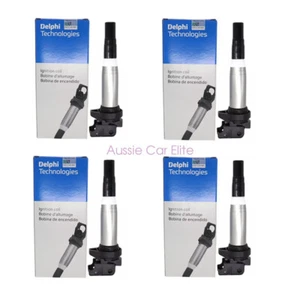 4 Pcs 12135A06753 Delphi Ignition Coils OEM for BWM 1SERIES X3 X5 2.0 3.0 3.2 - Picture 1 of 8