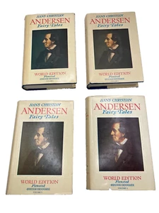 Hans Christian Andersen Fairy Tales 1962 World Edition 1-4 Complete Set - Picture 1 of 8