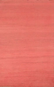 Contemporary Gabbeh Solid Design Wool Rug Perfect for Bedroom 6' 7" x 3' 11" - Picture 1 of 18