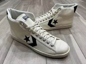 Made In The USA Neu! DS Vintage Converse All Star Pro weiß Canvas Größe 14,5 US - Bild 1 von 13