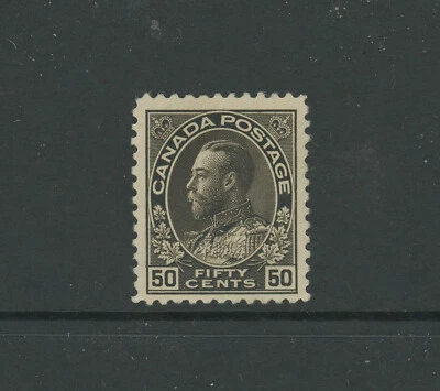 Sello Canada Scott # 120A en estado bastante bueno con bisagras tono negro gato $375 Foto 1 de 2
