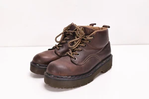 Vintage Dr Martens 8315 Men Envy Platform Chunky Ankle Boot Brown Size UK 8 US 9 - Picture 1 of 14
