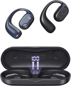 Auriculares Haowolf Open Ear, Auriculares Inalámbricos de Conducción de Aire, Estuche de Carga LED - Imagen 1 de 7