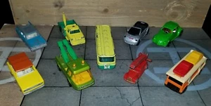 MATCHBOX SERIE 1-75 & SUPERFAST SCALA 1:63/100 LOTTO 9 MODELLINI GIOCATI 1950-90 - Foto 1 di 19