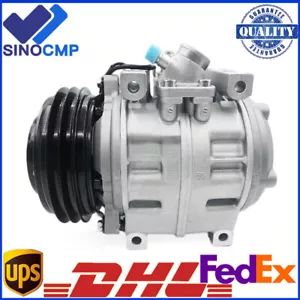 10P30C 7PK 24V AC Compressor 447220-1472 88320-36530 For Toyota Coaster Bus - Picture 1 of 5