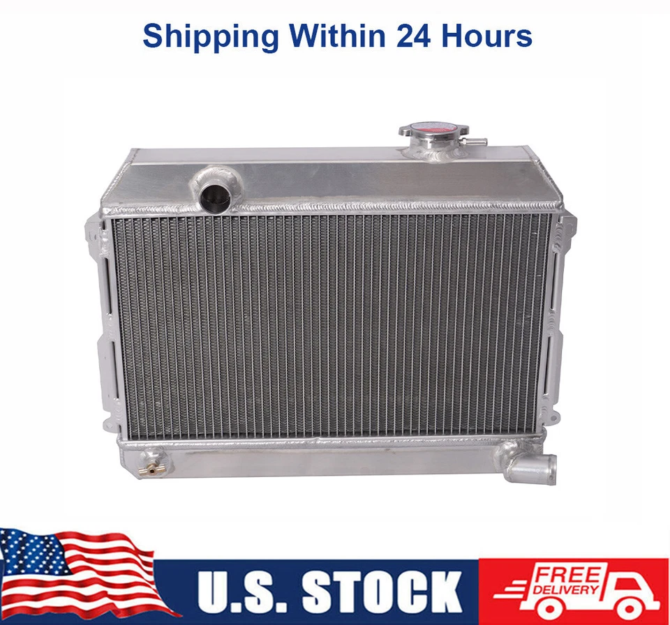Radiador de aluminio grueso de 2" para camioneta Datsun 620 1972-1973 1,6 L (MT) DPI: 487 Foto 1 de 4
