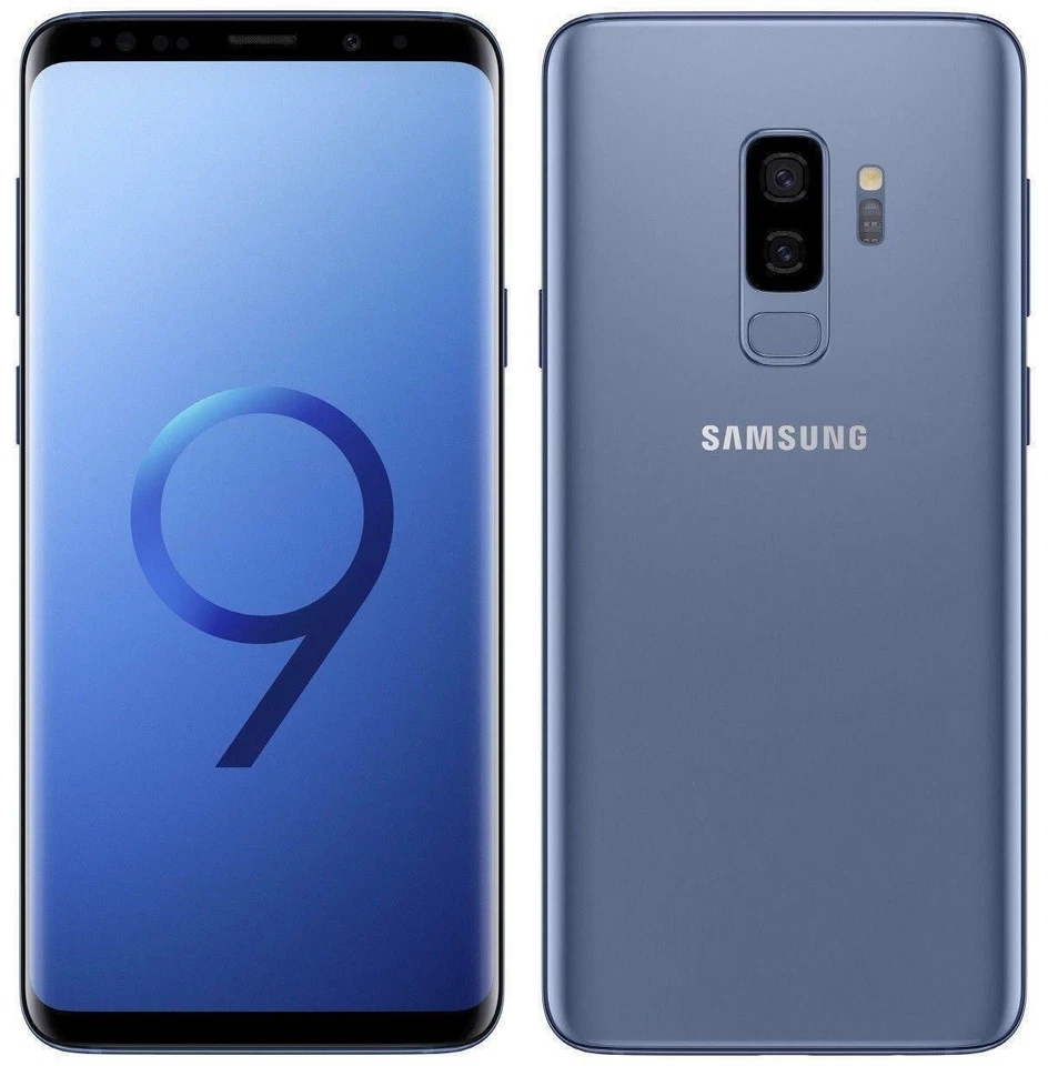 Samsung Galaxy S9 SM-G960U Unlocked 64GB Coral Blue C Medium Burn - Image 1 of 1