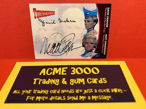 Autógrafo doble imparable Thunderbirds serie 2 GRAHAM & ZIMMERMAN GZ1 - Imagen 1 de 2