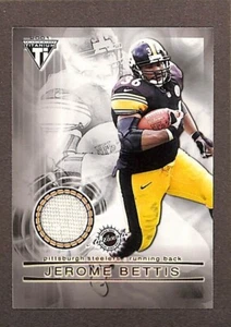 2001 Titanium #115 Jerome Bettis Kordell Stewart Dual Sided Jersey - Picture 1 of 3