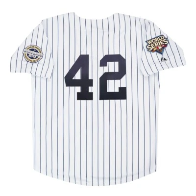 Mariano Rivera 2009 New York Yankees World Series White Home Men's Jersey S-3XL