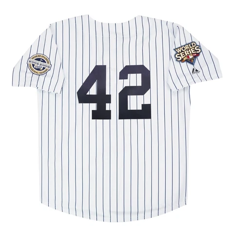 Mariano Rivera 2009 New York Yankees World Series White Home Men's Jersey S-3XL Cover
