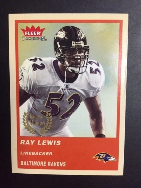 RAY LEWIS NFL Trading Card Complete Your Collection 1997-2017 RAVENS 2018 HOF - Image 1 of 1