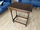 TWISTED SPINDLE LEG TABLE TELEPHONE TABLE HALL TABLE VINTAGE ANTIQUE ORNAMENTAL
