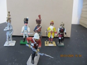 Konvolut 6 Vintage versch. World Infantry Bleifiguren - Bild 1 von 2