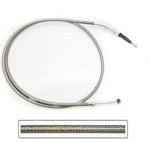 HONDA REBEL 300 Clutch Cable Light brown Stainless Braided - Bild 1 von 3