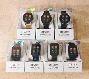 iTECH Fusion Smartwatch, Choose Your Style, Compatible w/ Android & iOS - Picture 1 of 43