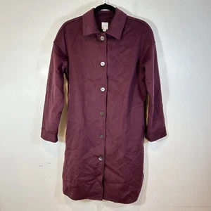 Pure Jill Long Sleeve Shirt Dress In Bayberry Size Petite Small Button Front - Bild 1 von 6