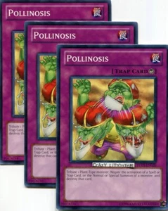 3 X YU-GI-OH POLLINOSIS PROMO COMMON NM/MINT TU03-EN020 - Picture 1 of 1