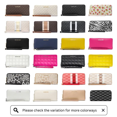 MICHAEL KORS Jet Set Portafoglio Continentale Grande da Viaggio - Immagine 1 di 2