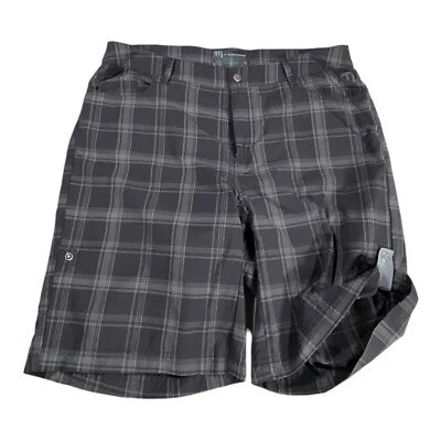 Pantalones Cortos Novara Mujer 12 Bicicleta Ciclismo Acolchados Grafito Cuadros Pestaña Rodante Reflejo Foto 1 de 4