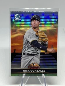 NICK GONZALES 2022 Bowman Chrome ARIZONA FALL LEAGUE STARS Insert Pirates - Picture 1 of 2