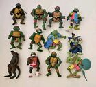 Große Vintage Menge TMNT Ninja Schildkröte Figuren lose unvollständig 