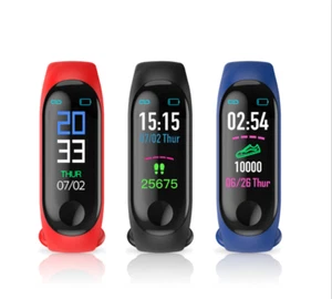 Smart M3 Sports Bracelet HD Color Screen Dynamic Display UI Interface Monitoring - Picture 1 of 7